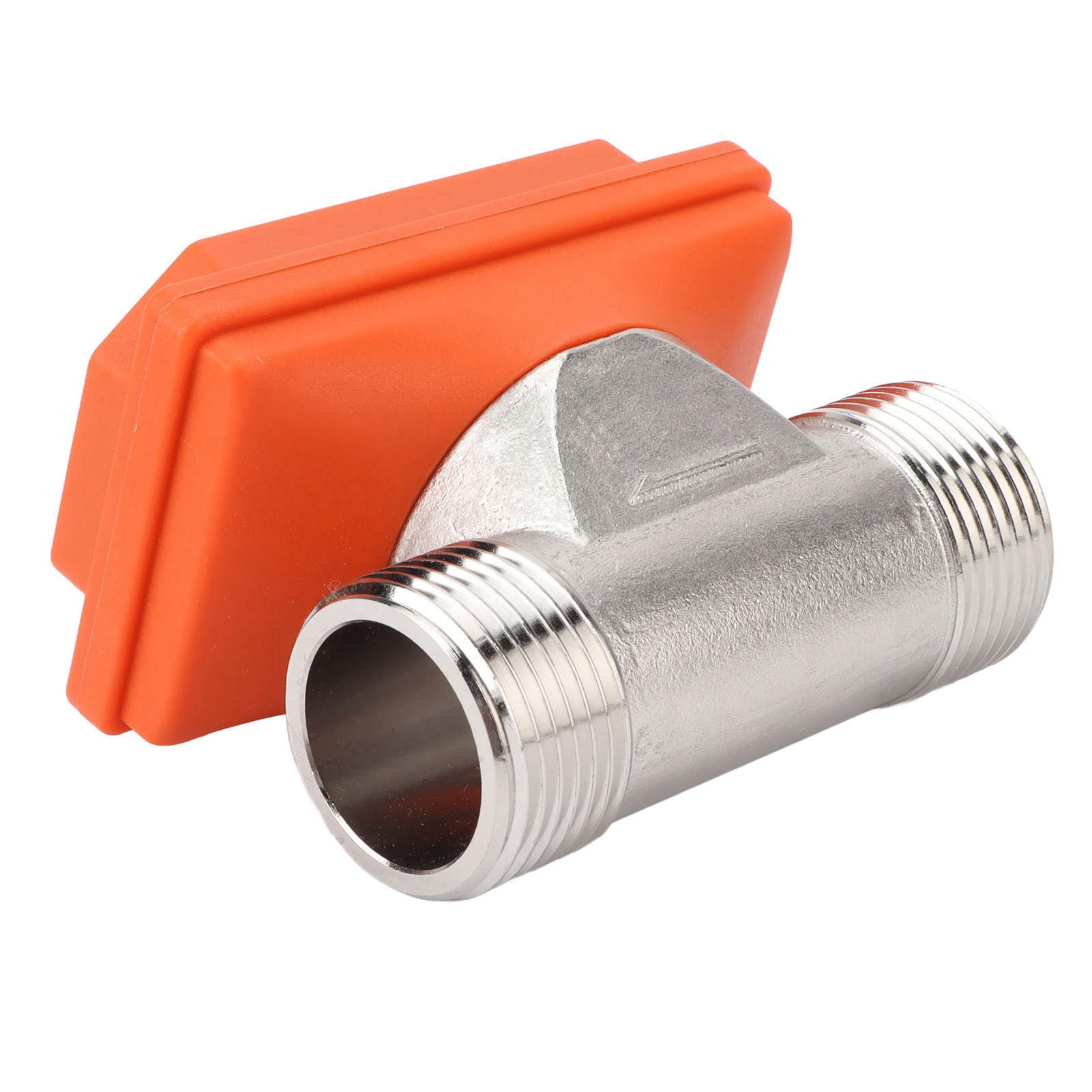 SIXRUN Medidor de Flujo Digital Sensor de Flujo de Agua de Acero Inoxidable con Pantalla Electrónica para Piscina y Planta de Agua 20-280L/min