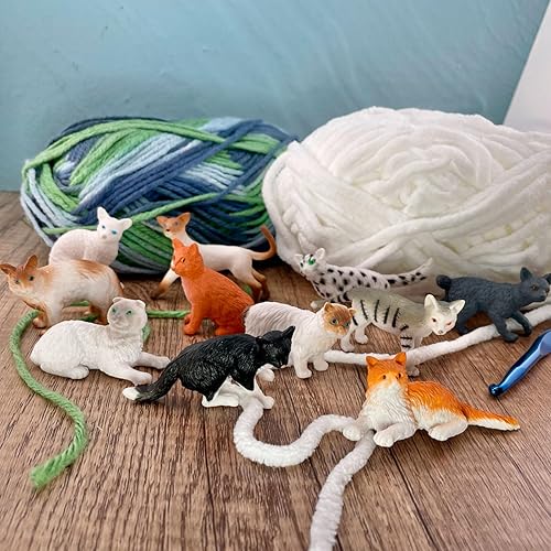 Miniatura 2 de Safari Ltd. Figurines de gatos domésticos, Toob, 11 unidades