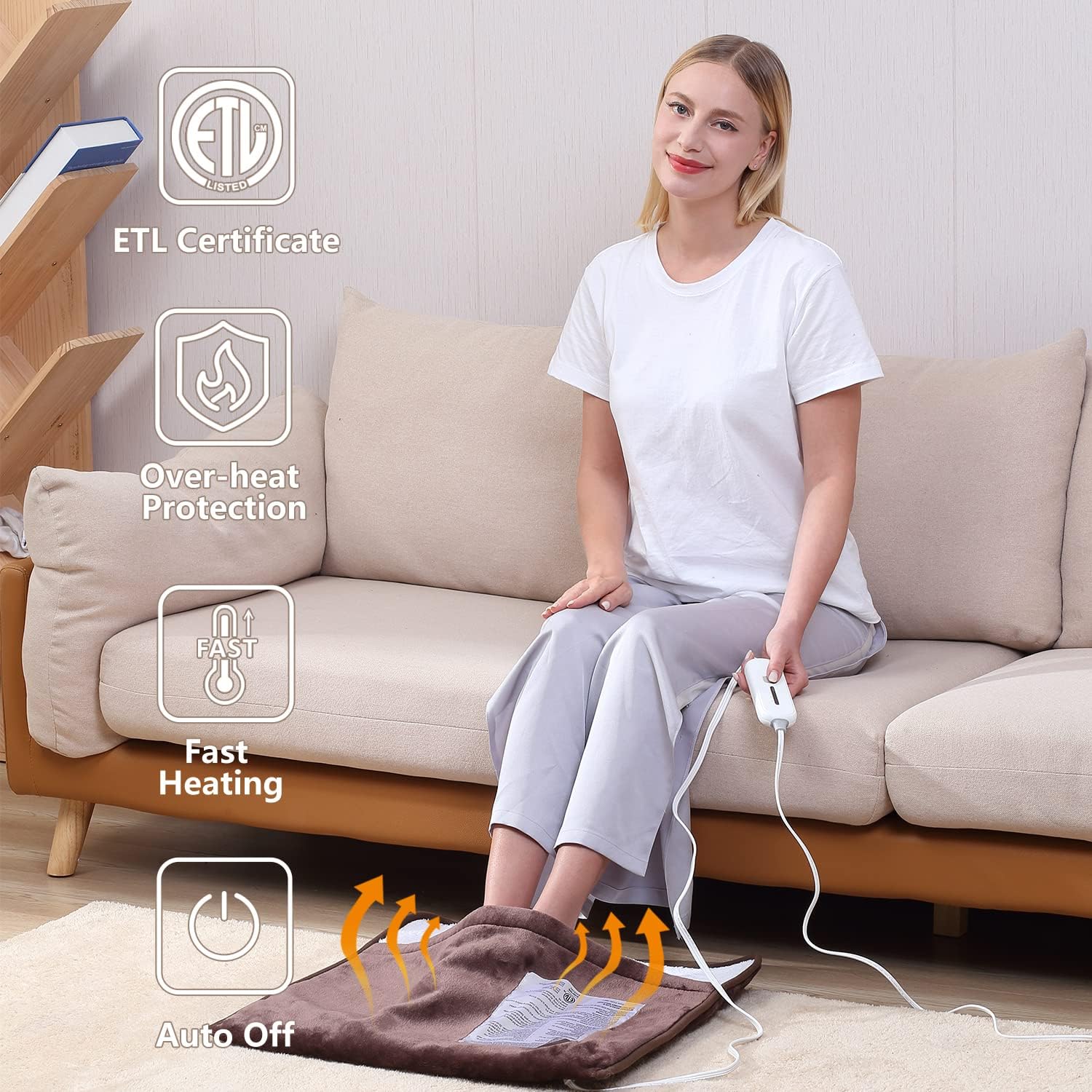 Electric Heated Foot Warmers by Gintao