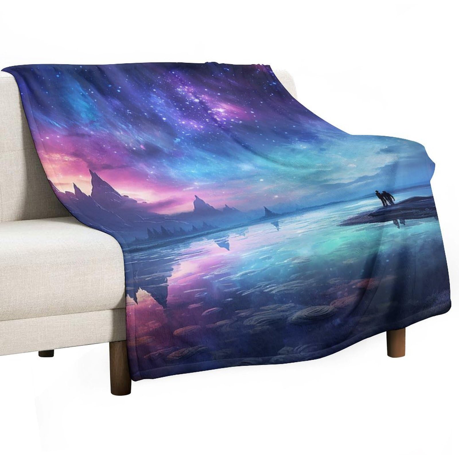 Couverture polaire de canapé pour des soirées cocooning au salon