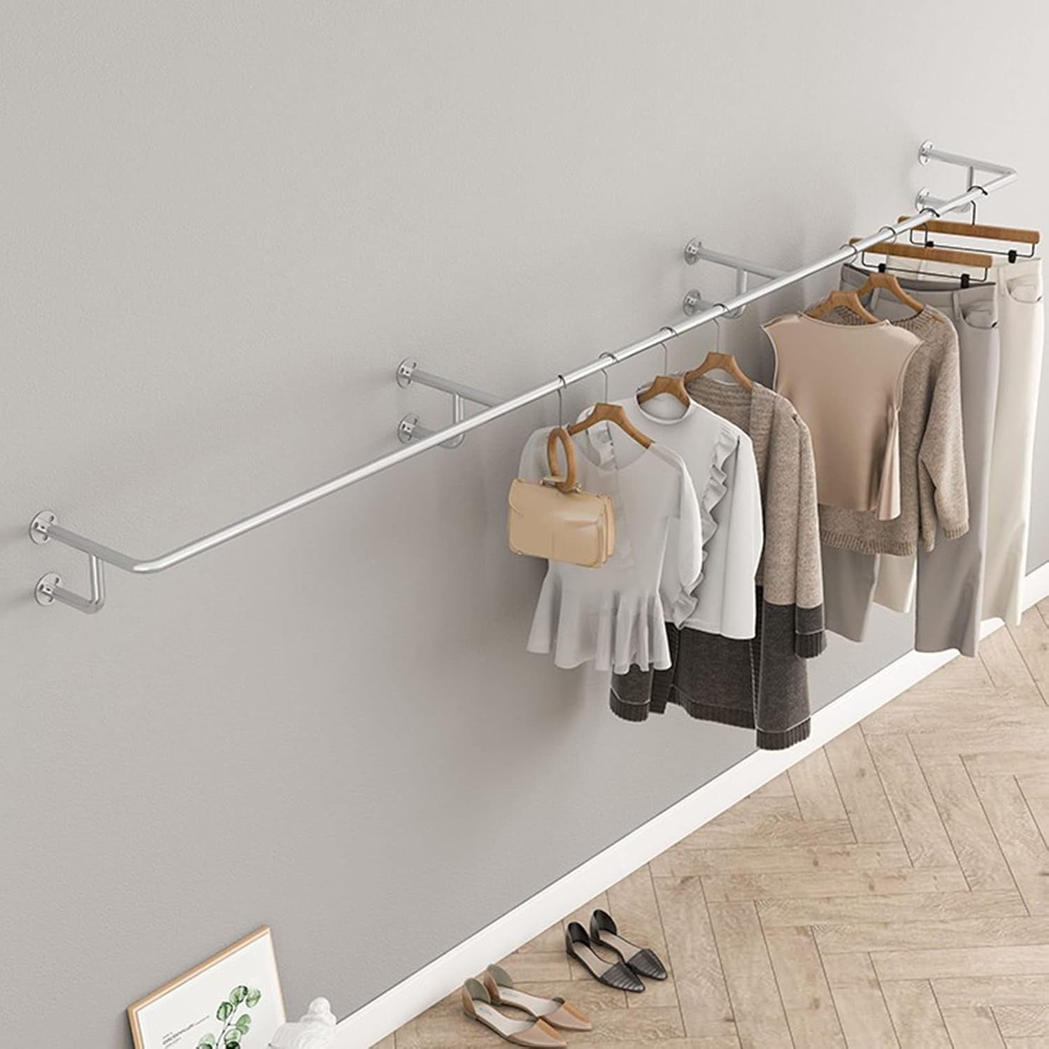 Amazon.com: Creative Garment Display Racks Hanging Rod, Boutique ...