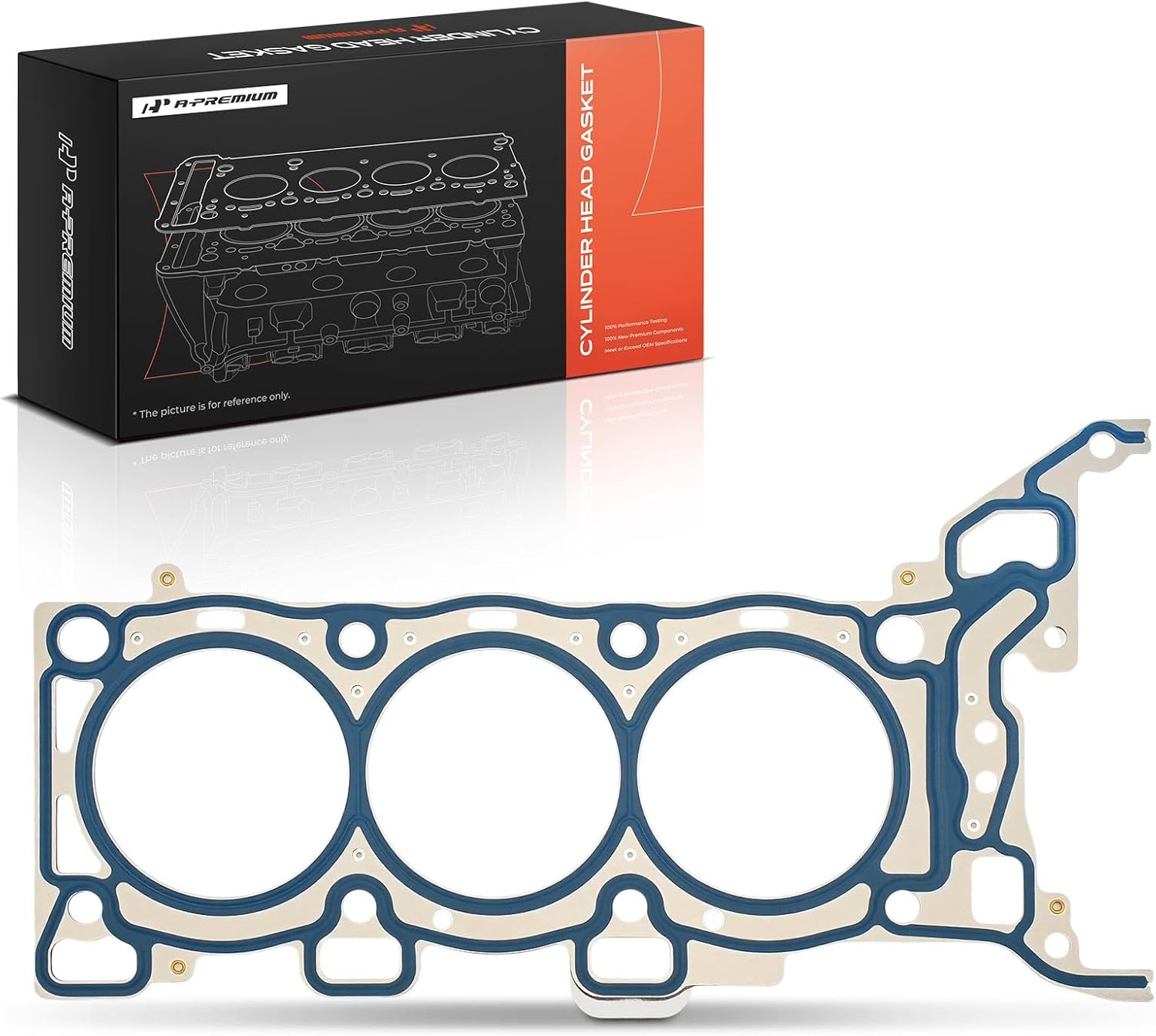 A-Premium V6 3.6L Left Engine Cylinder Head Gasket Compatible with Chevrolet Equinox, Malibu, Traverse, Impala, Camaro, Colorado, Caprice, Impala Limited & GMC Terrain, Acadia, Canyon & Buick Enclave