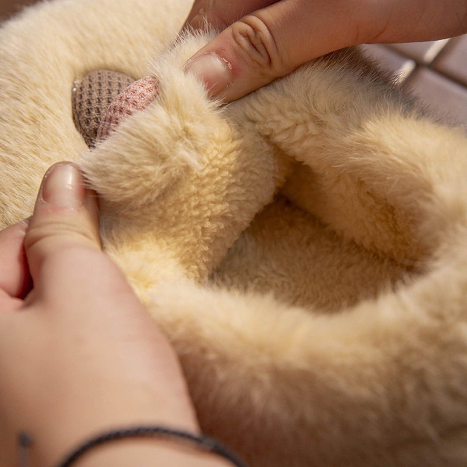 Pantuflas para mujer y hombre, retro, suaves, cálidas, para Navidad, lindas, a cuadros, acogedoras, para interiores y exteriores