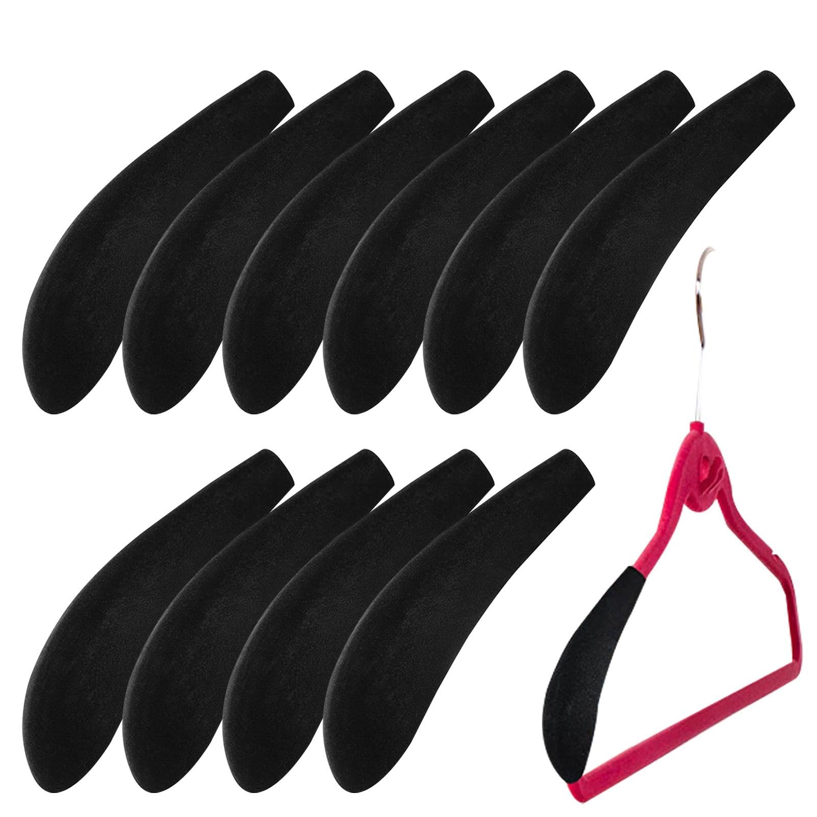 10/20 Percha de espuma moldeadora de hombros, accesorios de almohadilla moldeadora de perchas, almohadillas de terciopelo antideslizantes para colgar suéteres