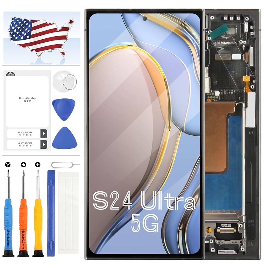 GALAXY S24 ultra 純正oled タッチパネル Amazon.com: OLED for Samsung Galaxy S24 Ultra 5G Screen