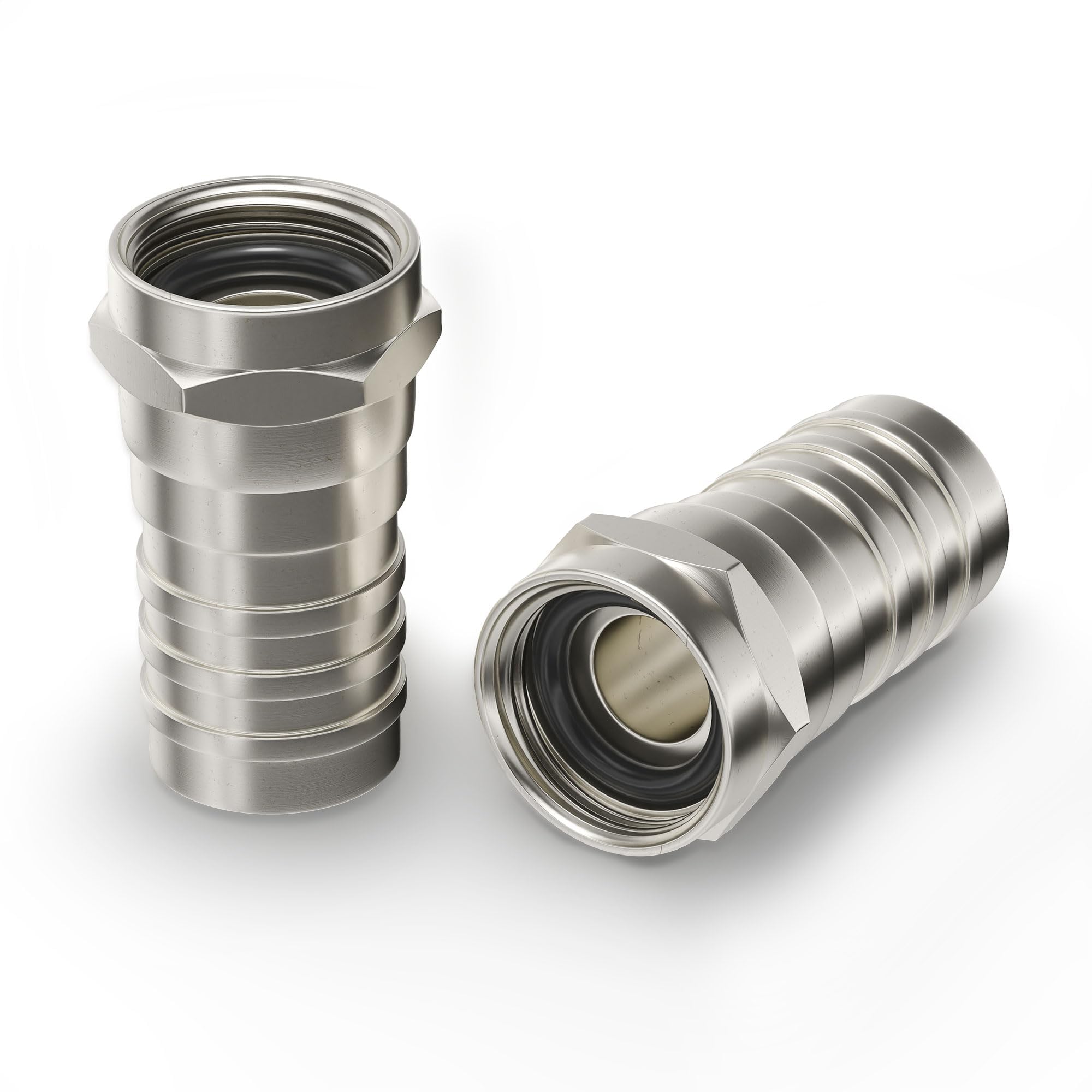 Amazon.com: THE CIMPLE CO - RG6 Crimp Connectors for Coaxial Cable