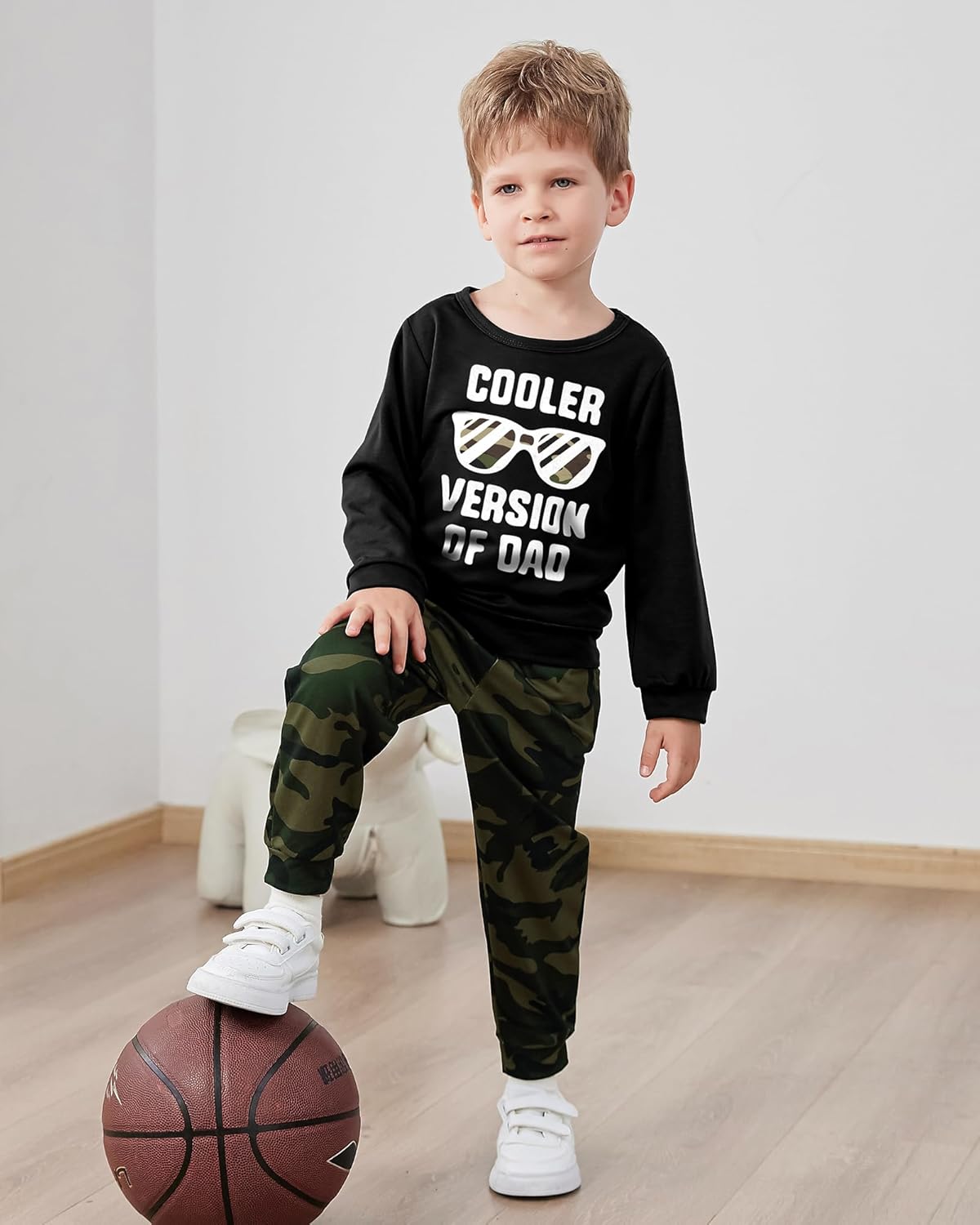 Toddler Boy Clothes Cute Print Long Sleeve Sweatshirt + Pants 2Pcs Sets 12M-6T Baby Boy Outfits - Image 6