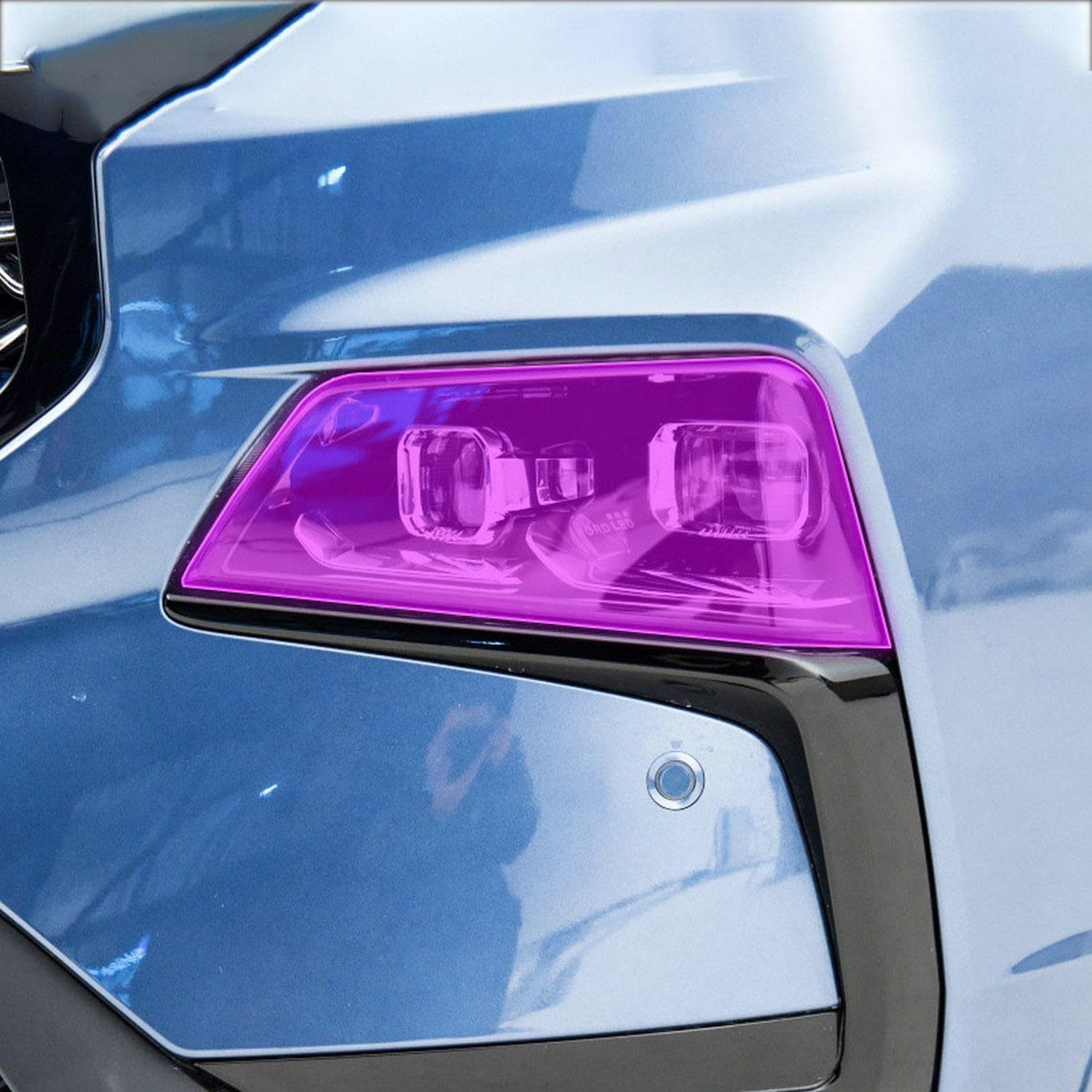 JCAKES Car Exterior PPF Protective Film Headlamp Scratch Protection TPU Transparent Film Smoked Black，for Ford Equator Sport 2022-2023