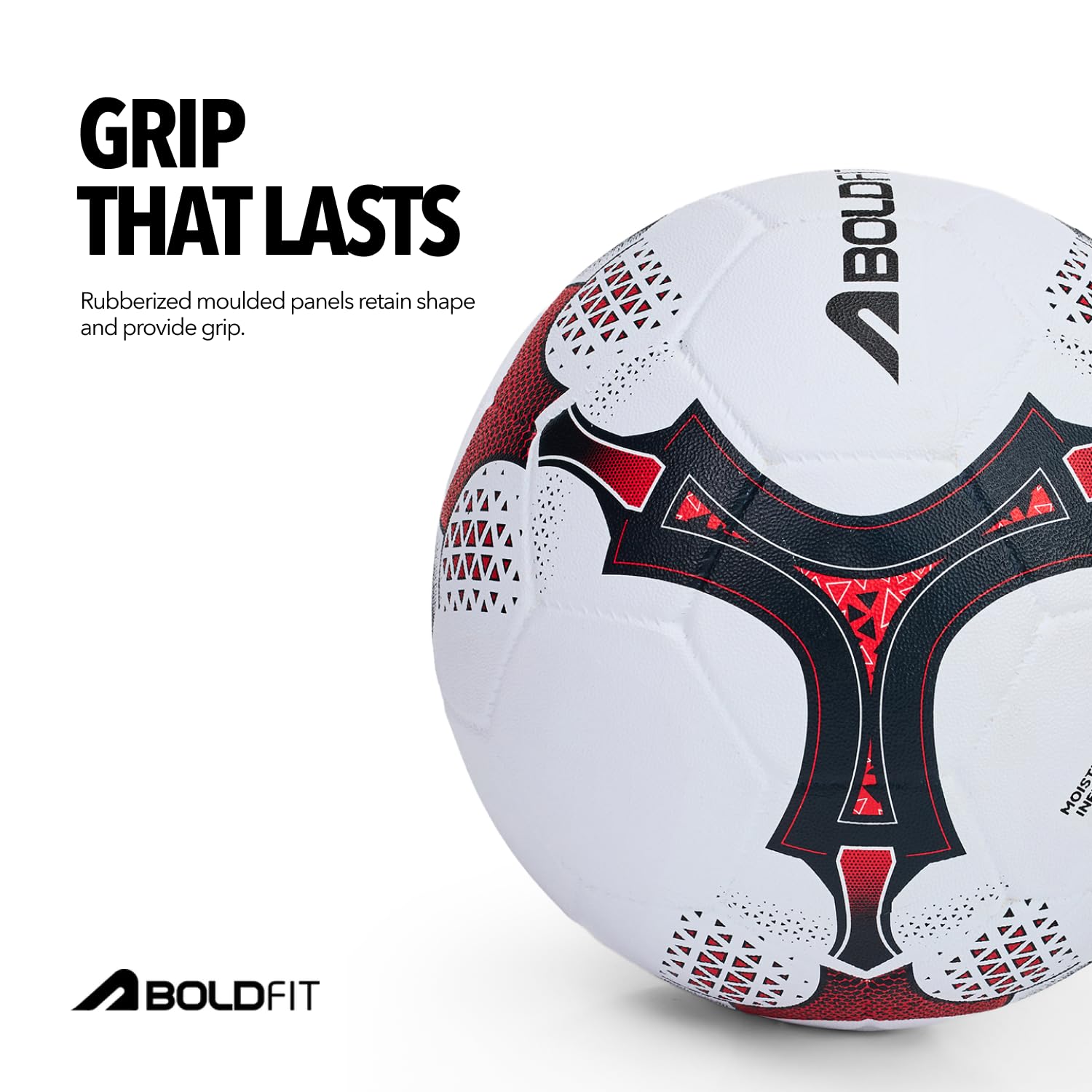 Boldfit Blaze Football Practise Foot Ball Training Match Football Size 5 Original for All Ages Group Rubber Moulded Standard Sports Foot Ball for Ground, Grass, Turf, Outdoor Waterproof 2