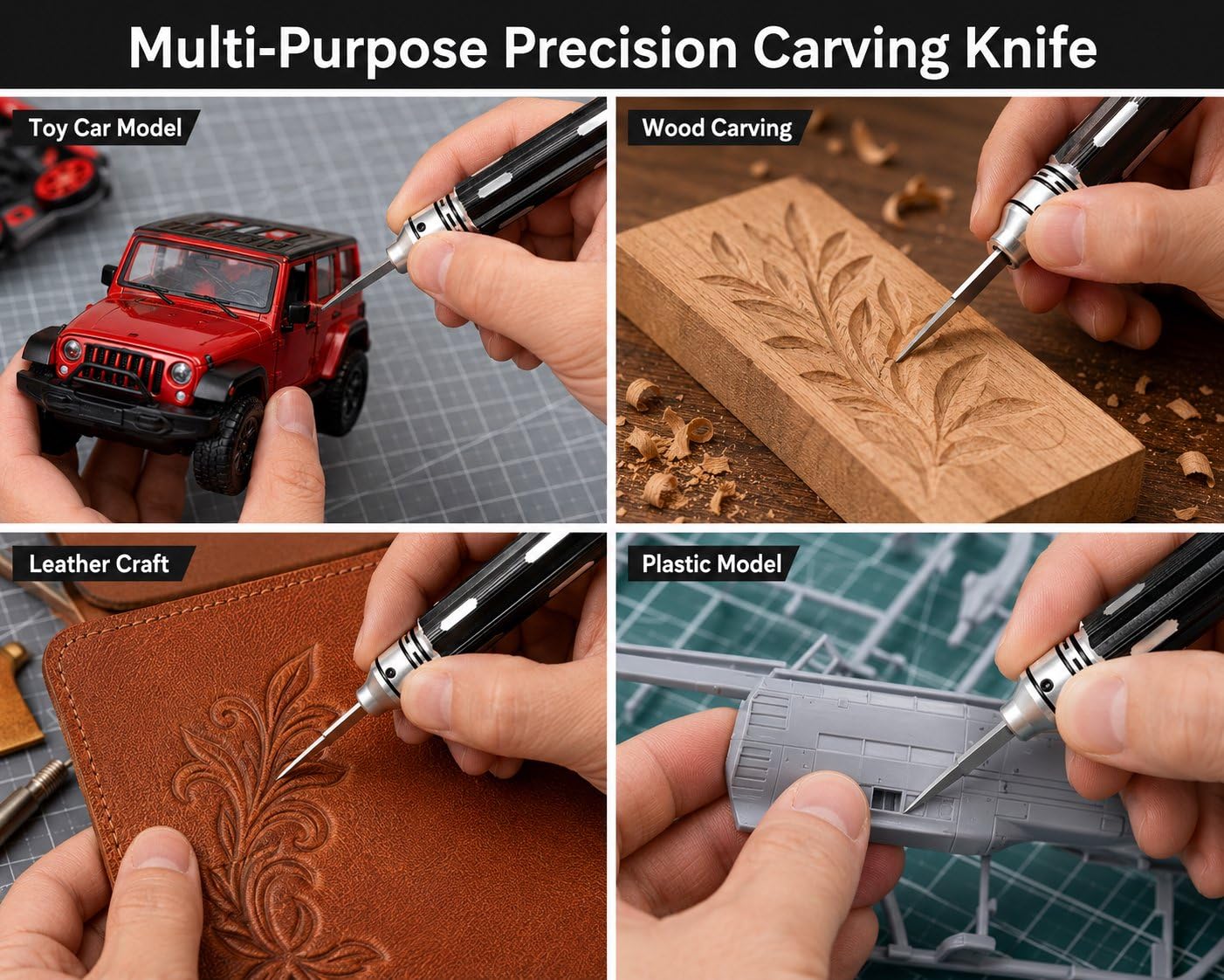 7 w 1 Prime model Scriber z 7 ostrzami Gundam Resin Carved Scribe Line narzędzie tnące dłuto do naprawy samochodów RC / dronów 0,1/0,2/0,4/0,6/0,8/1,0/2,0 mm