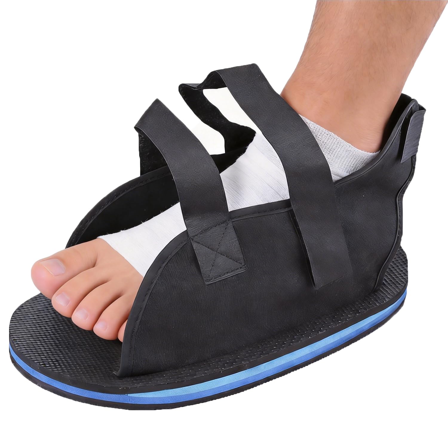 Open Toe Gesso Scarpa Gesso Scarpa Piede Frattura Recupero Scarpa Rottura Piede Chirurgico Riabilitazione Scarpe Punta Valgo Chirurgico Scarpa Recupero Protezione Scarpa Supporto