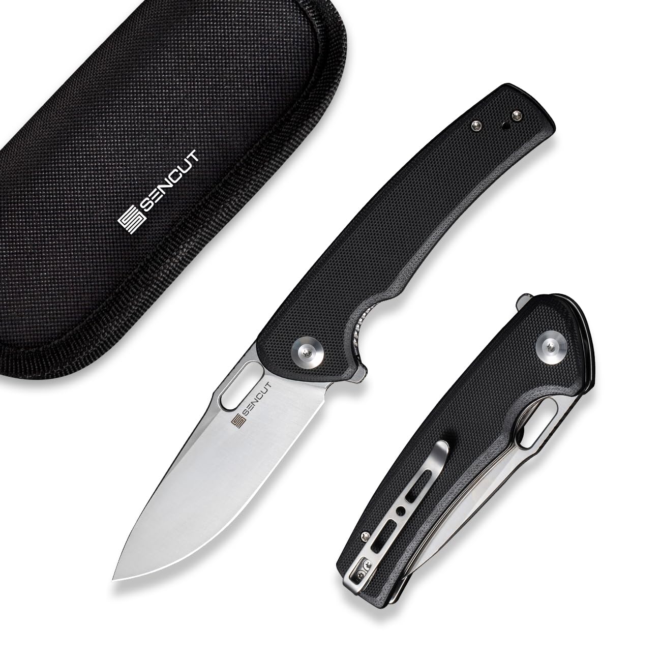 SENCUT Pocket Knife for Men, Vesperon Folding Knives for EDC, 3.35
