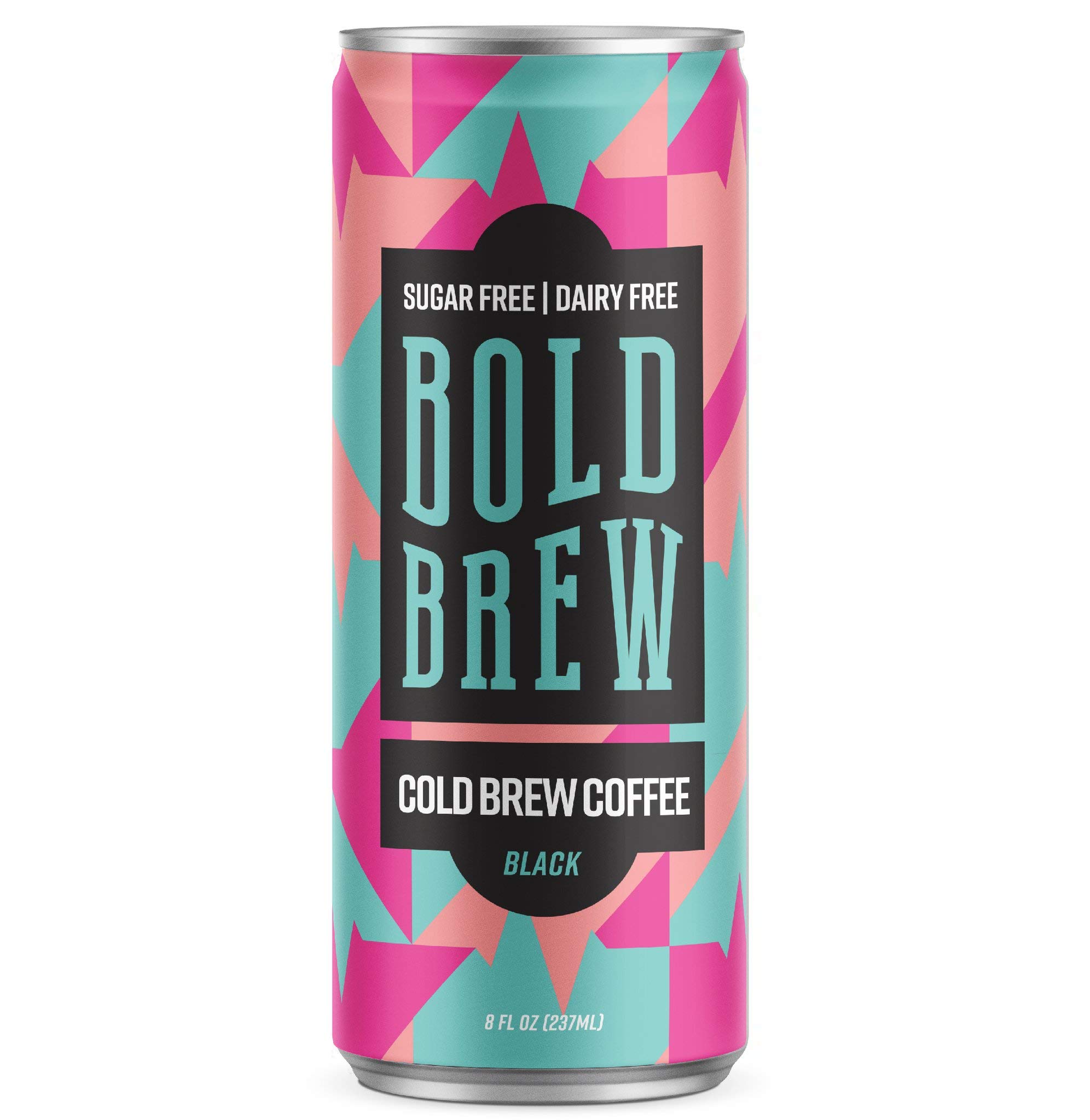Bold Brew Original Cold Brew Coffee 8oz (12 Pack) | Premium Organic Arabica Coffee with Double Caffeine (180mg) | Sugarfree & Zero Calories
