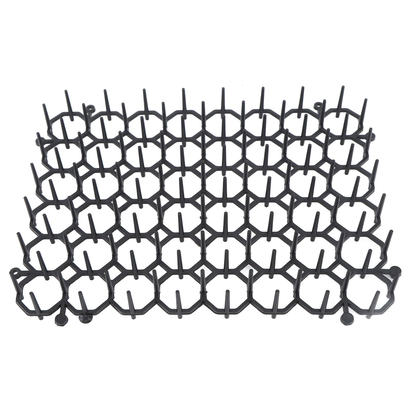Yosoo Health Gear 12-teilige Katzenabwehrmatte, Anti-Hunde-Netzwerk, für Drinnen und Draußen, Abweisendes Training, Kunststoff-Spike-Kratze mit Spikes, Stachelstreifen, Grabstopper für