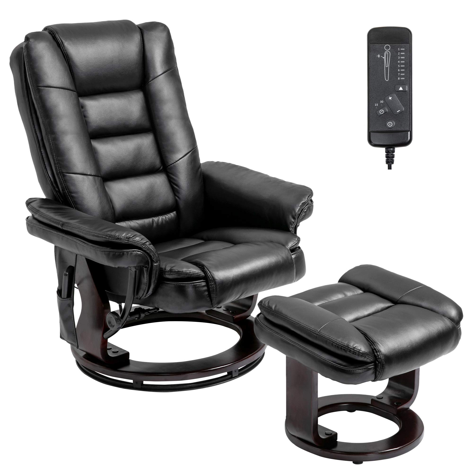 Buy Recliner with Ottoman,Recliner Chair and Ottoman Set,PU Leather