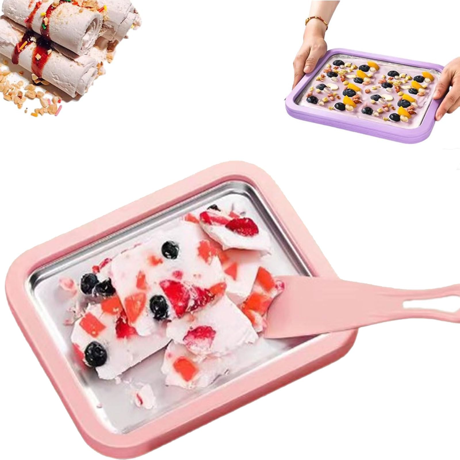 electric ice cream roller plate