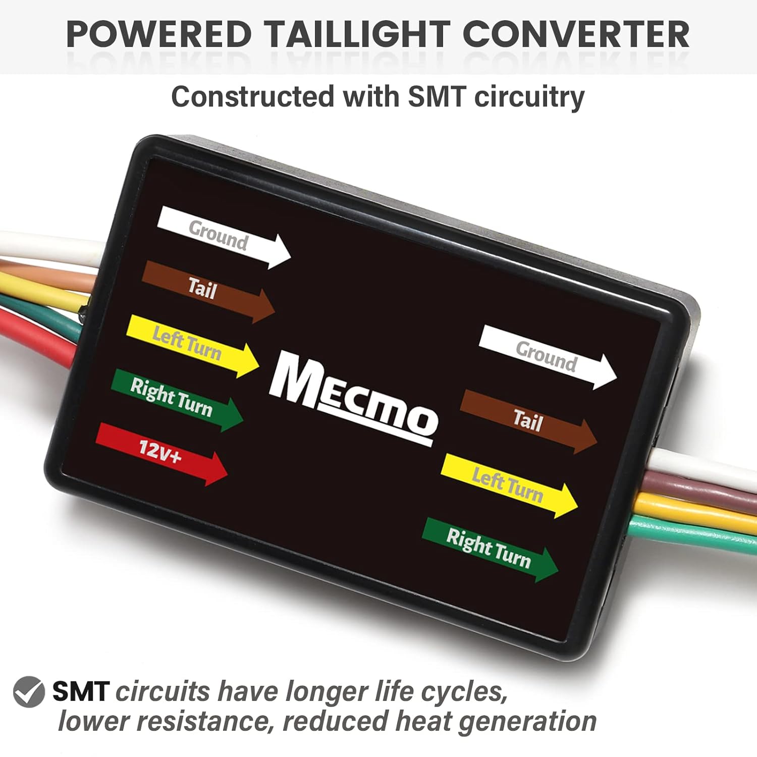 MECMO 4-Pin Trailer Wiring Harness for 2015-2023 Jeep Renegade, 56274 Custom 4 Way Flat Towing Hitch Wiring for Renegade Trailer Light, Plug and Play T-Connector Trailer Hitch Receiver Harness Kit