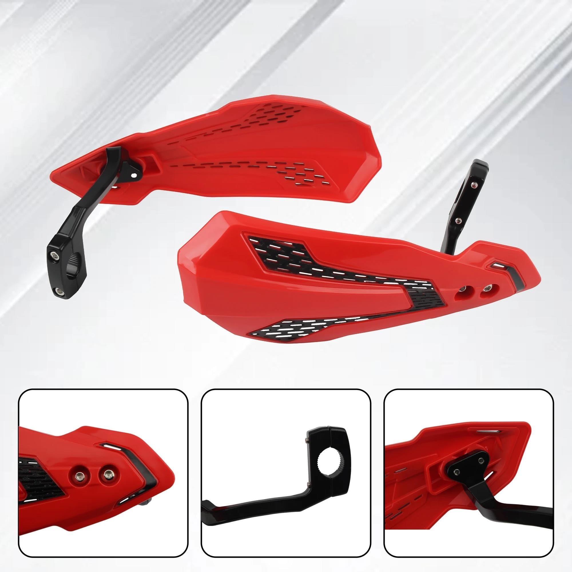 para Kawasaki para Yamaha ATV Protector Mano Moto | Protector de manillar de bicicleta todoterreno, guardamanos de 7/8 pulgadas y 22mm para motocicleta
