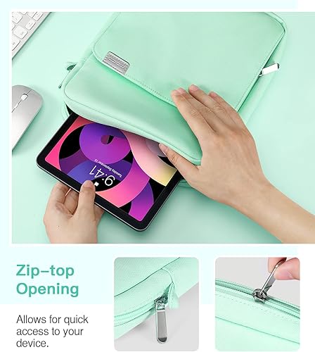 Miniatura 6 de MoKo Funda para tablet de 9 a 11 pulgadas, con asa para el hombro, compatible con iPad Pro M4iPad Air M2 de 11 pulgadas, iPad 10th 10.9, iPad 987th