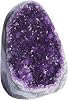 Amethyst Crystal Rock, 100-300g Natural Amethyst Geode, Positive Energy Crystals and Healing Stones for Car Office Home Decoration
