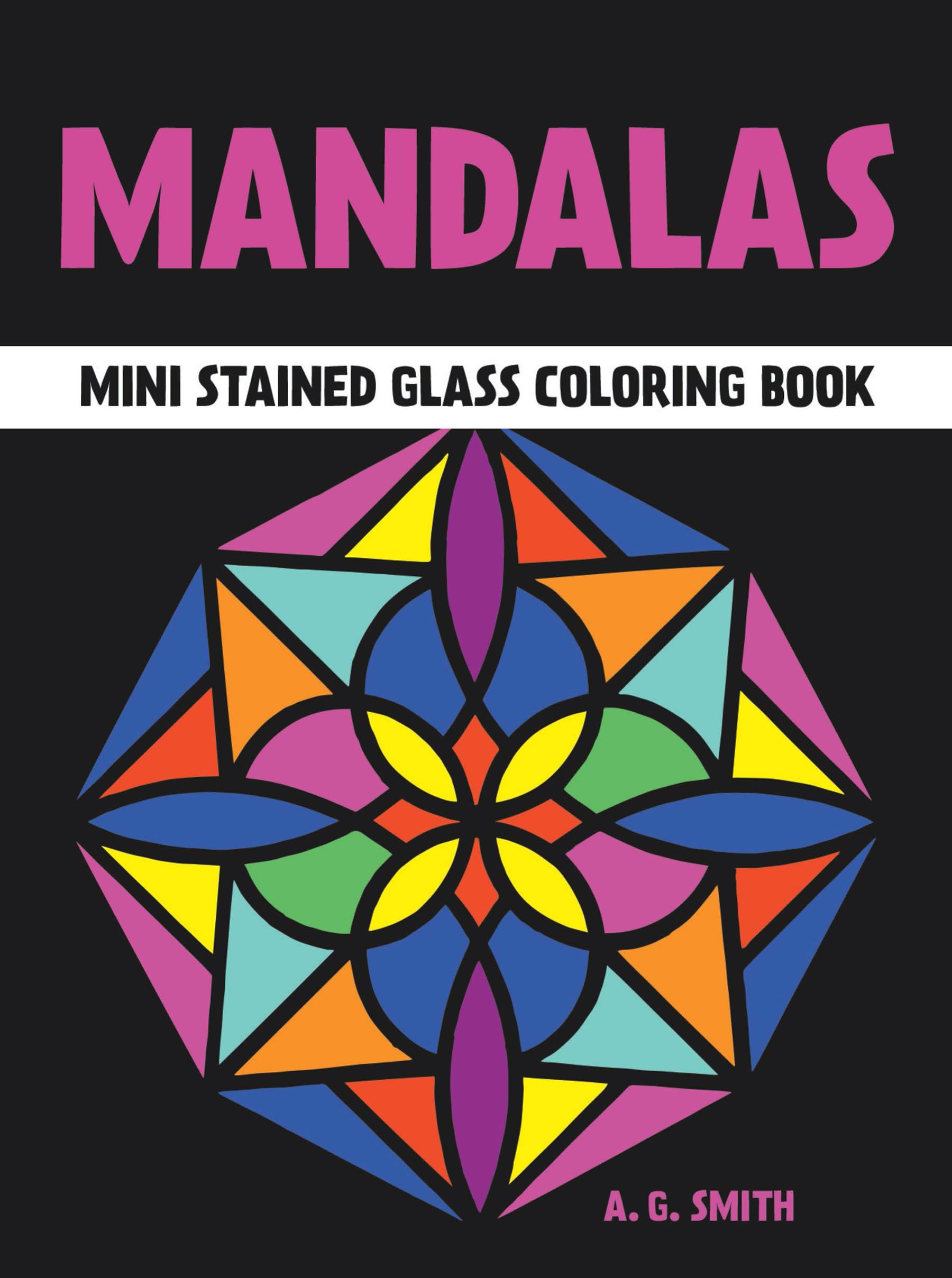 Mini Mandalas Stained Glass Coloring Book (Little Activity Books)