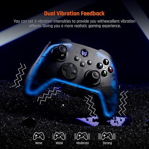 Miniatura 4 de BIGBIG WON Wireless Switch Controllers, Bluetooth Wired PC Game Controller for Nintendo Switch, PC Windows, Android, IOS, Rainbow 2 Pro Controller