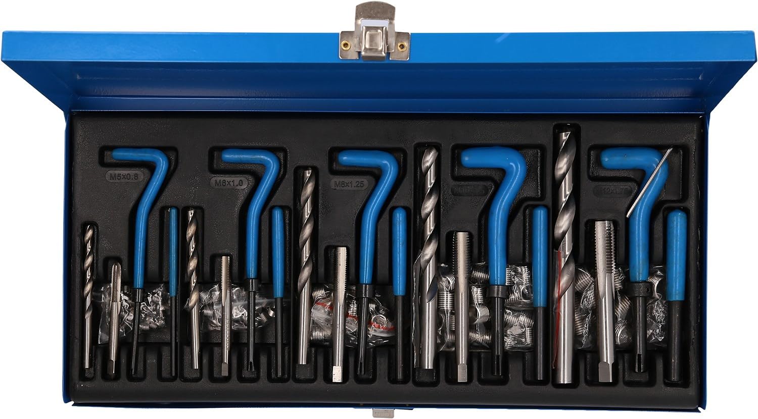 BRILLIANT TOOLS BT541150 Zestaw do naprawy gwintów, 131-szt [Powered by KS TOOLS]