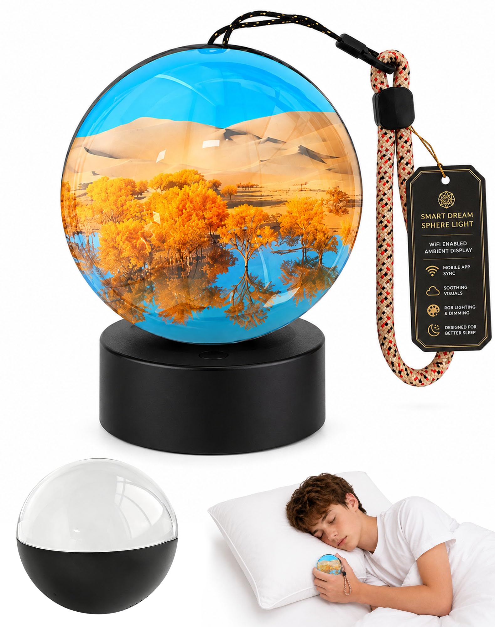 DreamSphere Ball for Sleep Autism, Dream Sphere Ball for Sleeping，Black
