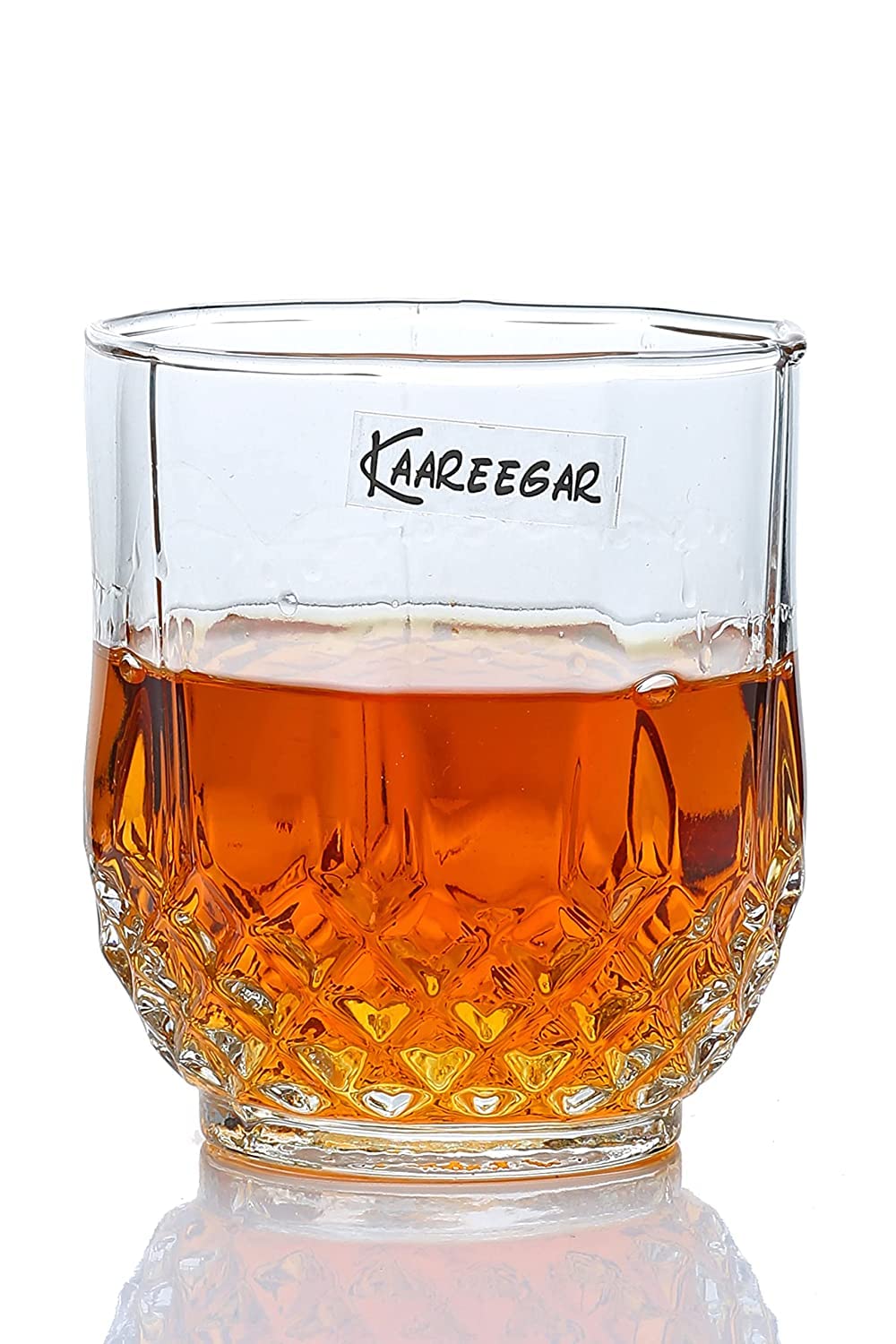 Buy Kaareegar Crystal Clear Old Fashion Juicika Drinking Drinking Glasses  Set of 6,Elegant and Durable Bar Glassware for Water, Juice, Cocktails,  Beer and Soft Drink 320 ml Online at Low Prices in