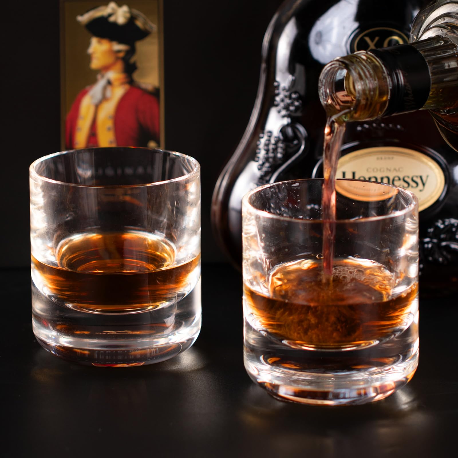 Crystal Old Fashioned Glasses, Set of 2
