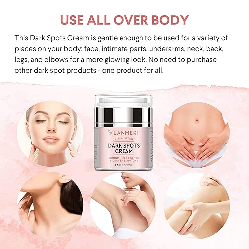 Miniatura 3 de Lanmeri Corrector de manchas oscuras removedor de manchas oscuras para rostro y cuerpo, corrector de manchas oscuras para cara, adecuado para todo