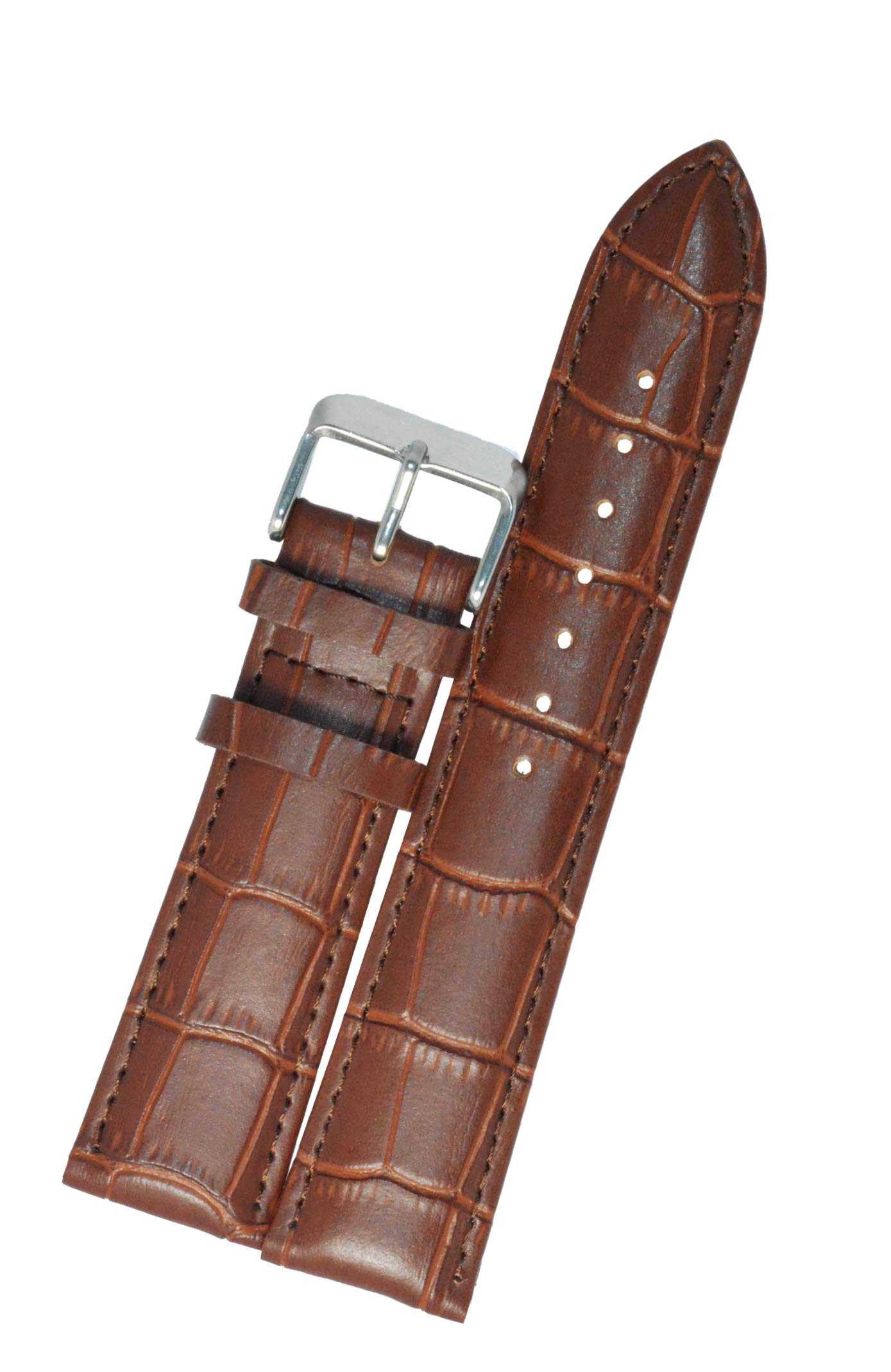 SURU® 20MM Padded Ogive Tip Leather Watch Strap / Watch Band (Width- 20mm /Colour- Brown) D6112 (B08WRCJWXD) Amazon Price History, Amazon Price Tracker