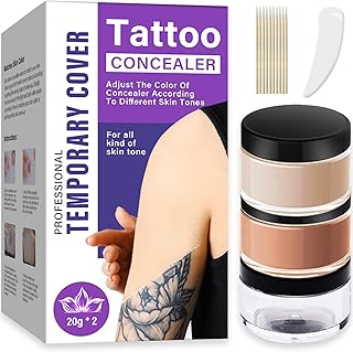 Tattoo Cover Up Makeup Waterproof - Adjustabl...