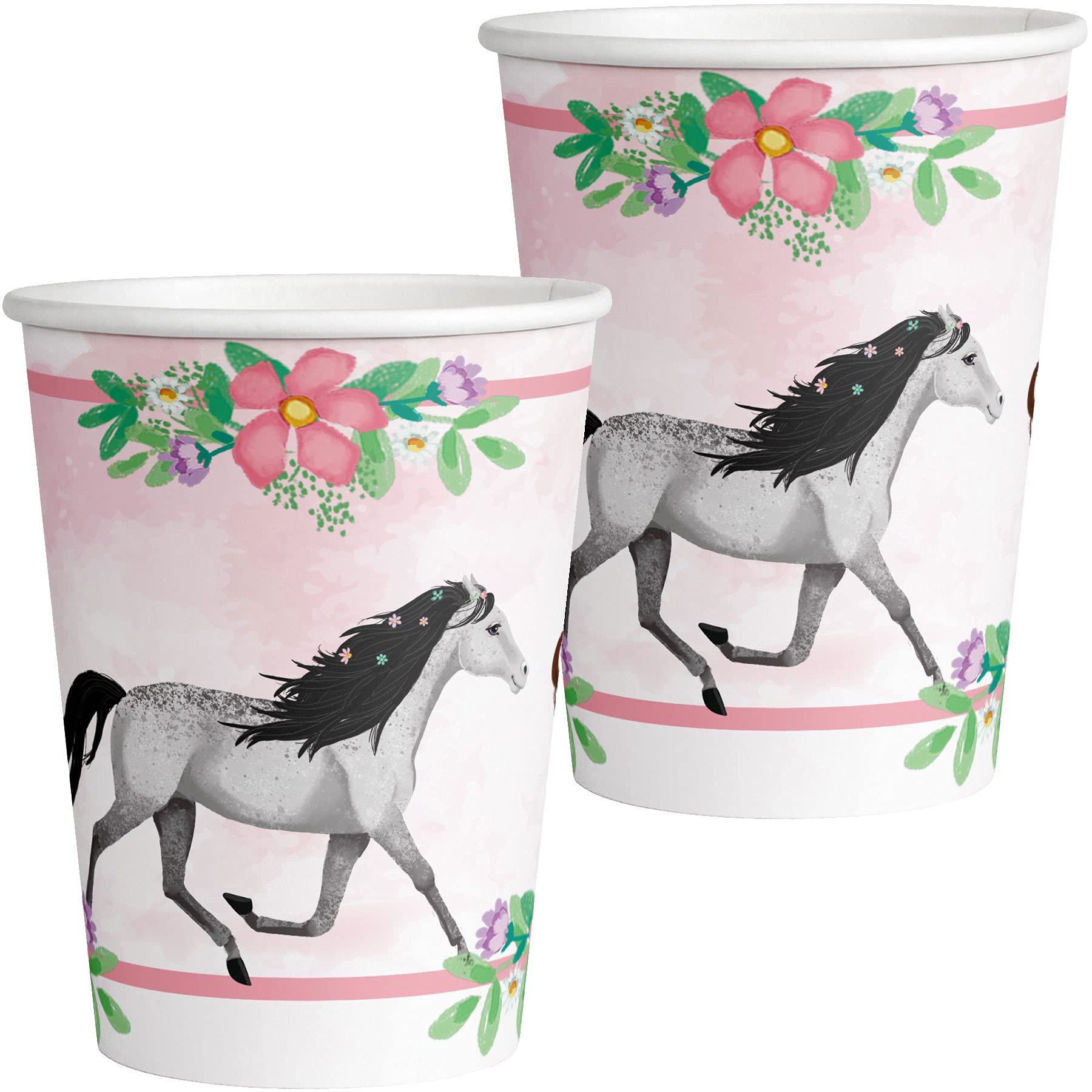 8-teiliges Mini-Pferde Set - Deko-Figuren Aus Kunstharz Für Tisch & Regal