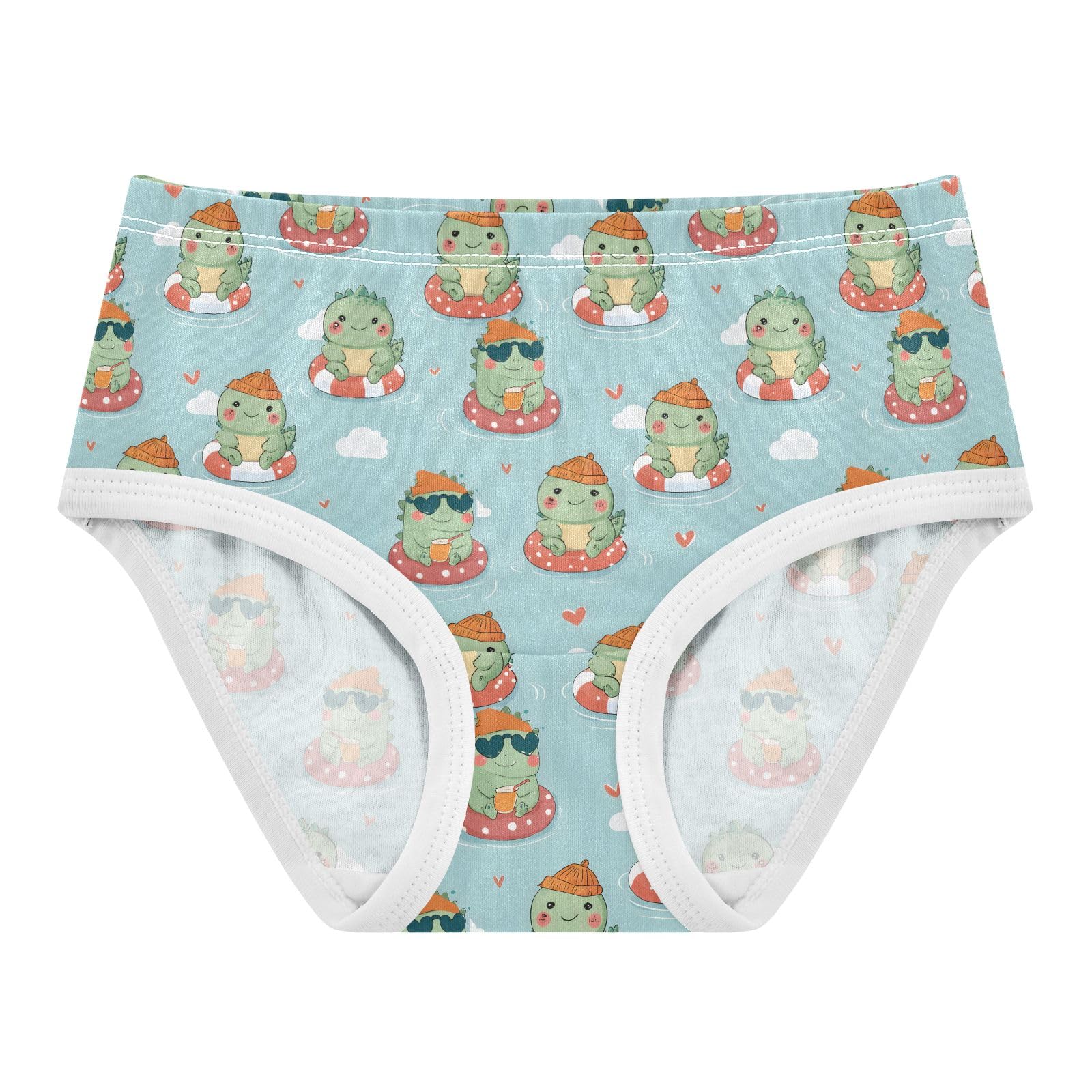 Little Girls Kids Panties Underwear Toddler Undies Soft 2T Cute Dinosaur