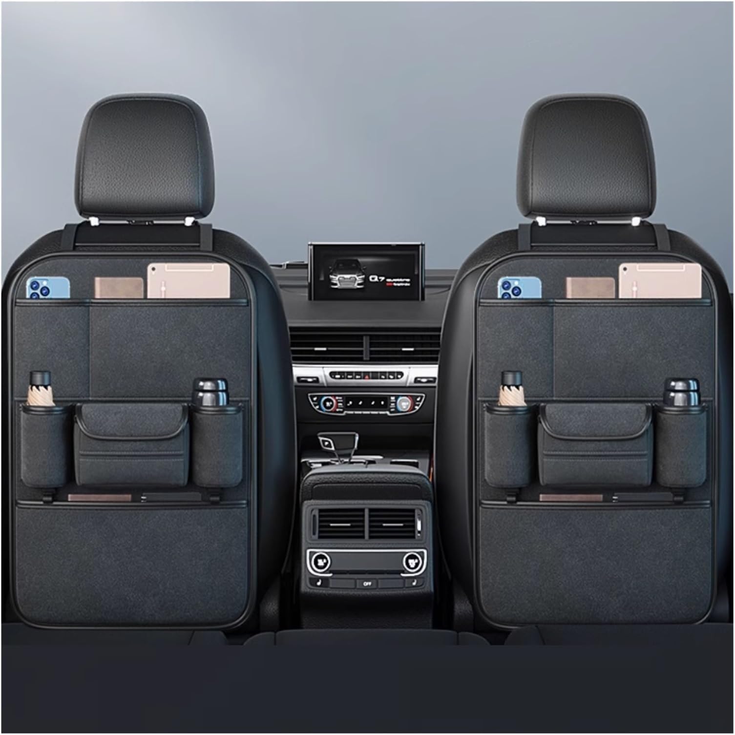 Car Seat Organiser Kids, Car Seat Organiser For Buick Regal VI TourX 2018, 2019, 2020 Car Travel Accessories Waterproof, Cover Kids Toy Storage Tissue(Quality black,One storage)