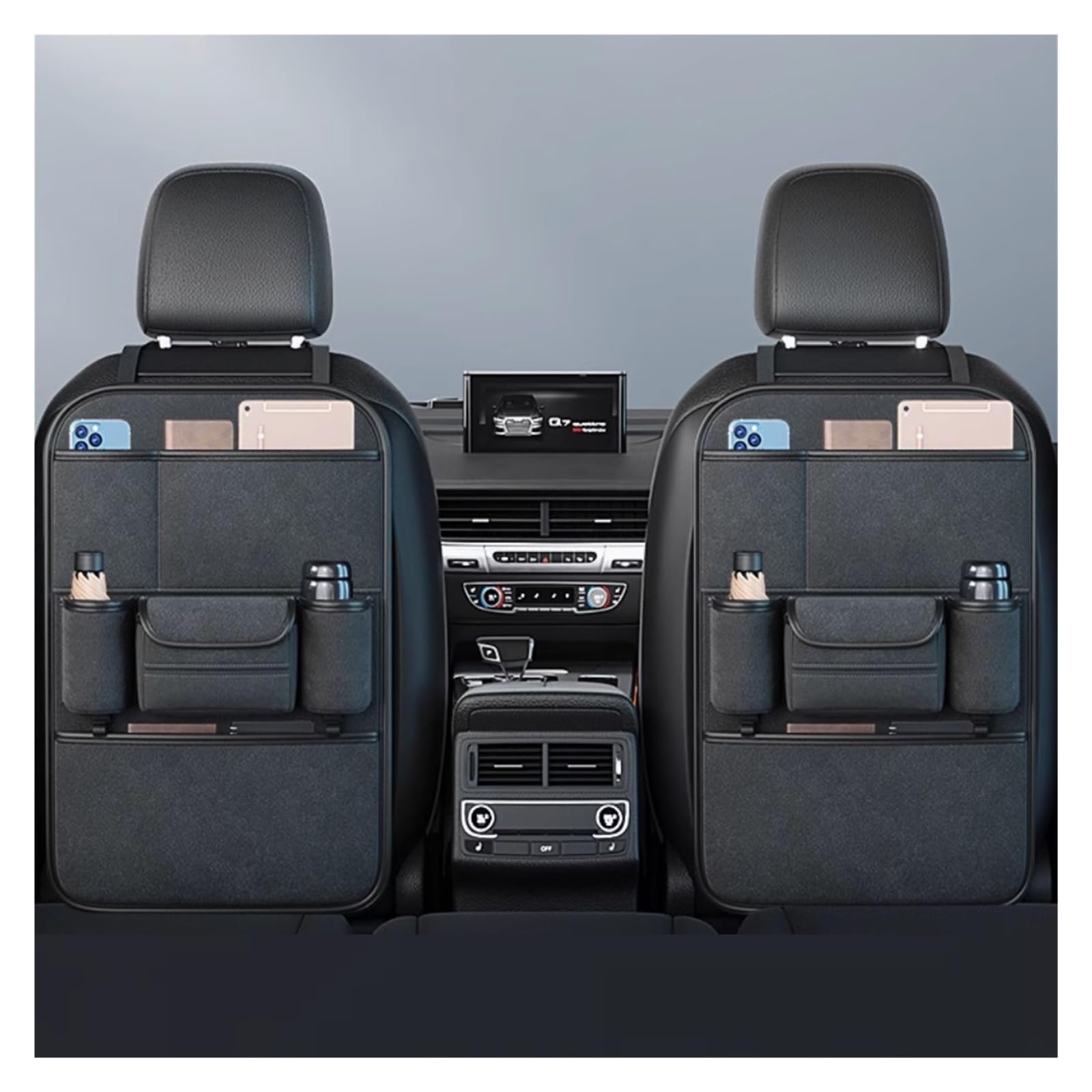 Car Seat Organiser Kids, Car Seat Organiser For Buick Park Avenue (CW52K) 1996-2005 Car Travel Accessories Waterproof, Cover Kids Toy Storage Tissue(Quality black,One storage)