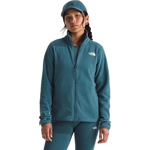 THE NORTH FACE Women's Glacier Fleece Jacket | Zippered Hand Pockets & Stretch Binding on the Collar, Cuffs & Hem