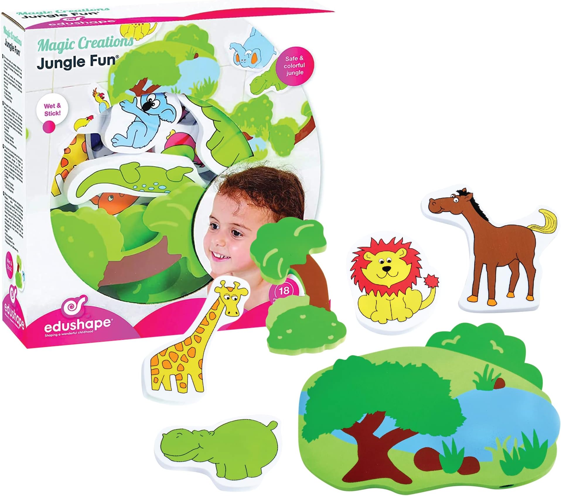 Edushape Magic Creations Jungle Fun Bath Toy