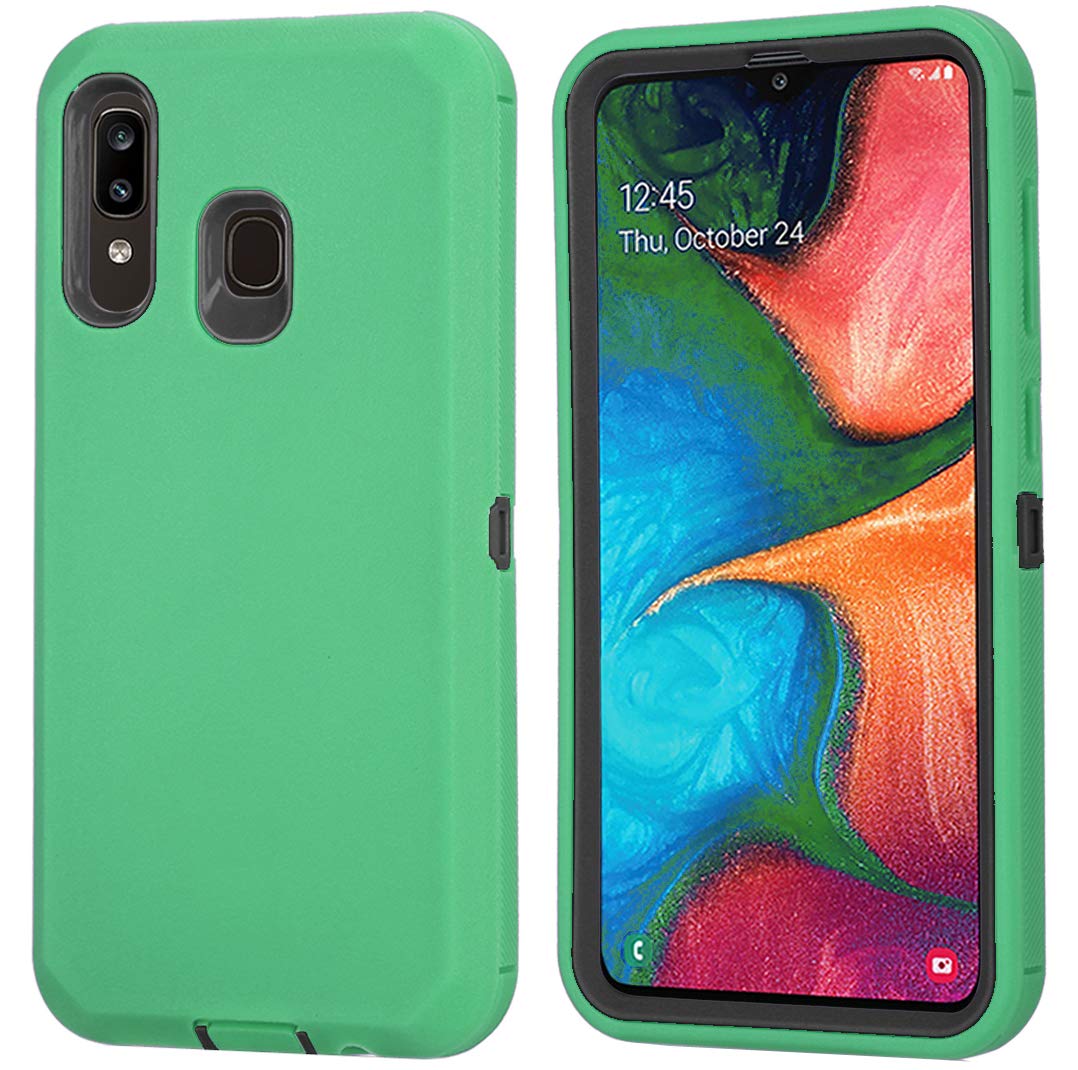 Annymall Galaxy A50 Case,Galaxy A20 Case,Galaxy A30 Case, Heavy Duty [with  Kickstand Built-in Screen Protector] Defender Armor Protective Cover