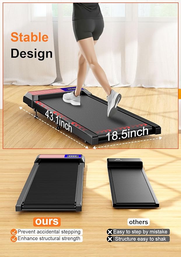 Caminadora Eléctrica Plegable 2.5HP con Inclinación Negra miniatura 7