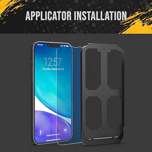 Miniatura 6 de magglass Protector de pantalla de luz azul compatible con iPhone 15 Pro Max, tecnología de bloqueo de luz azul integrada (aplicador de vidrio