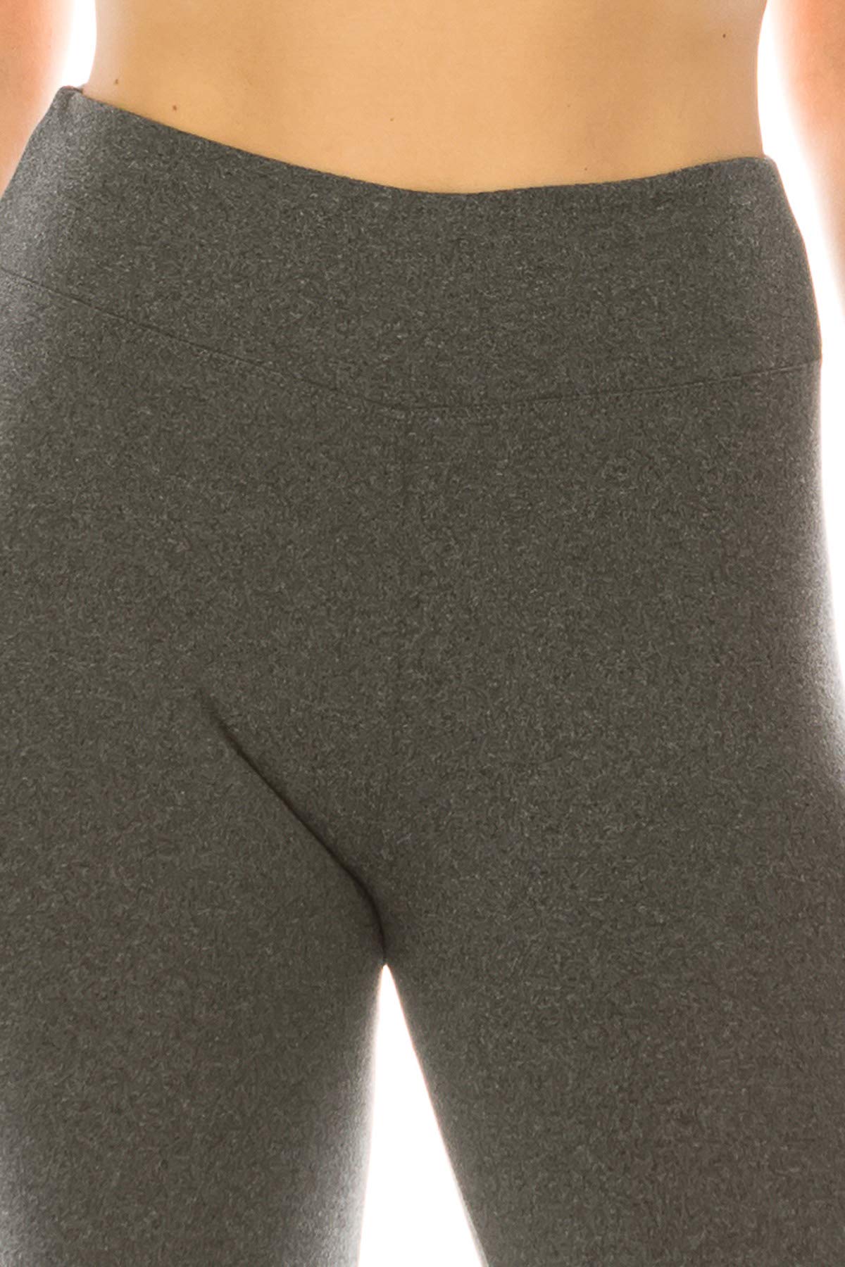 Leggings Depot Solid Leggings With 3 Inch Waistband - Leginsy Kobiety