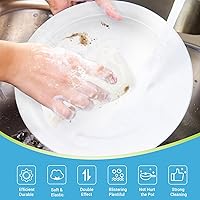 Vista 18 de AIDEA Esponjas antiarañazos, 12 unidades, esponja natural para utensilios de cocina antiadherentes, esponjas de cocina, esponja de celulosa