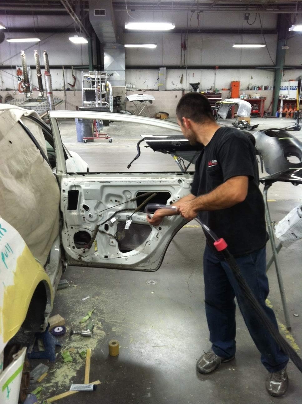 VaccuFlex Wet/Dry Vacuum Attachment Kit - Universal Adapter for Unreachable Areas with Flexible Tubing