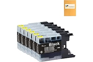 Brother LC71 Black Ink Cartridges Replacement for Brother LC75 LC71 LC79 XL Ink