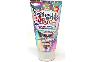 | Sea Star Sparkle Biodegradable GLITTER SUNSCREEN with SPF 50+ | COSMIC...