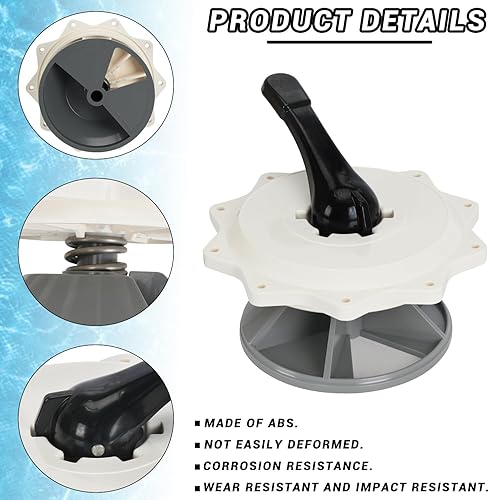 Miniatura 3 de 270067 Kit de reemplazo de conjunto de válvula superior de 2 pulgadas para Pentair Hiflow Top y Side Mount Pool Spa Multiport Valve 261177 261173