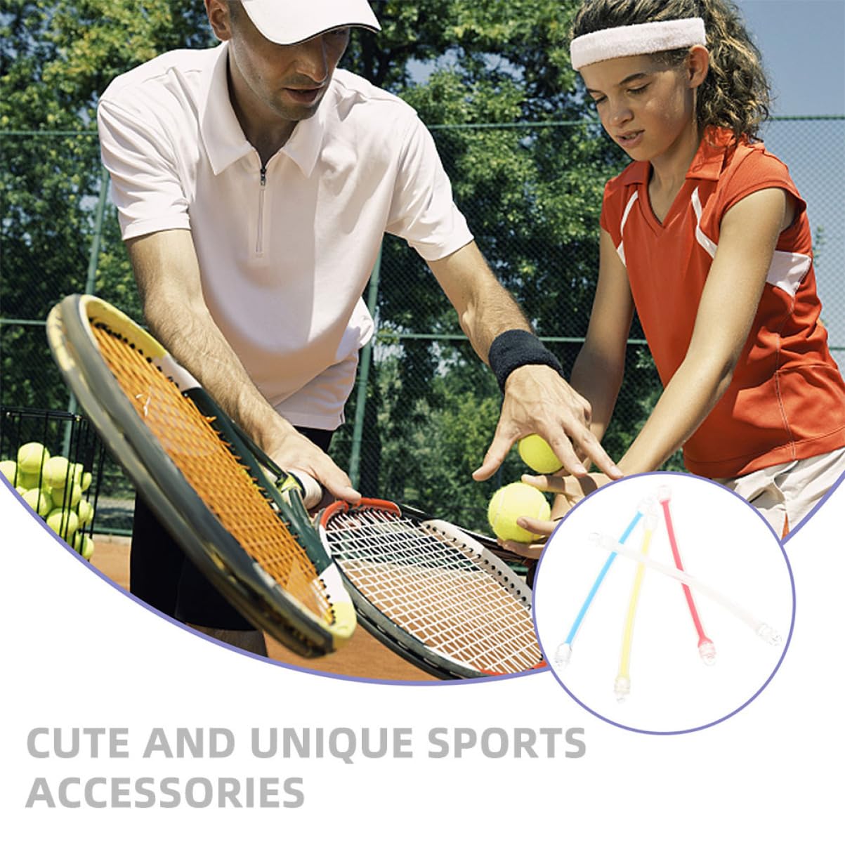 Toddmomy Amortiguador De Vibración De Tenis Absorción De para Raquetas para Jugadores De Tenis