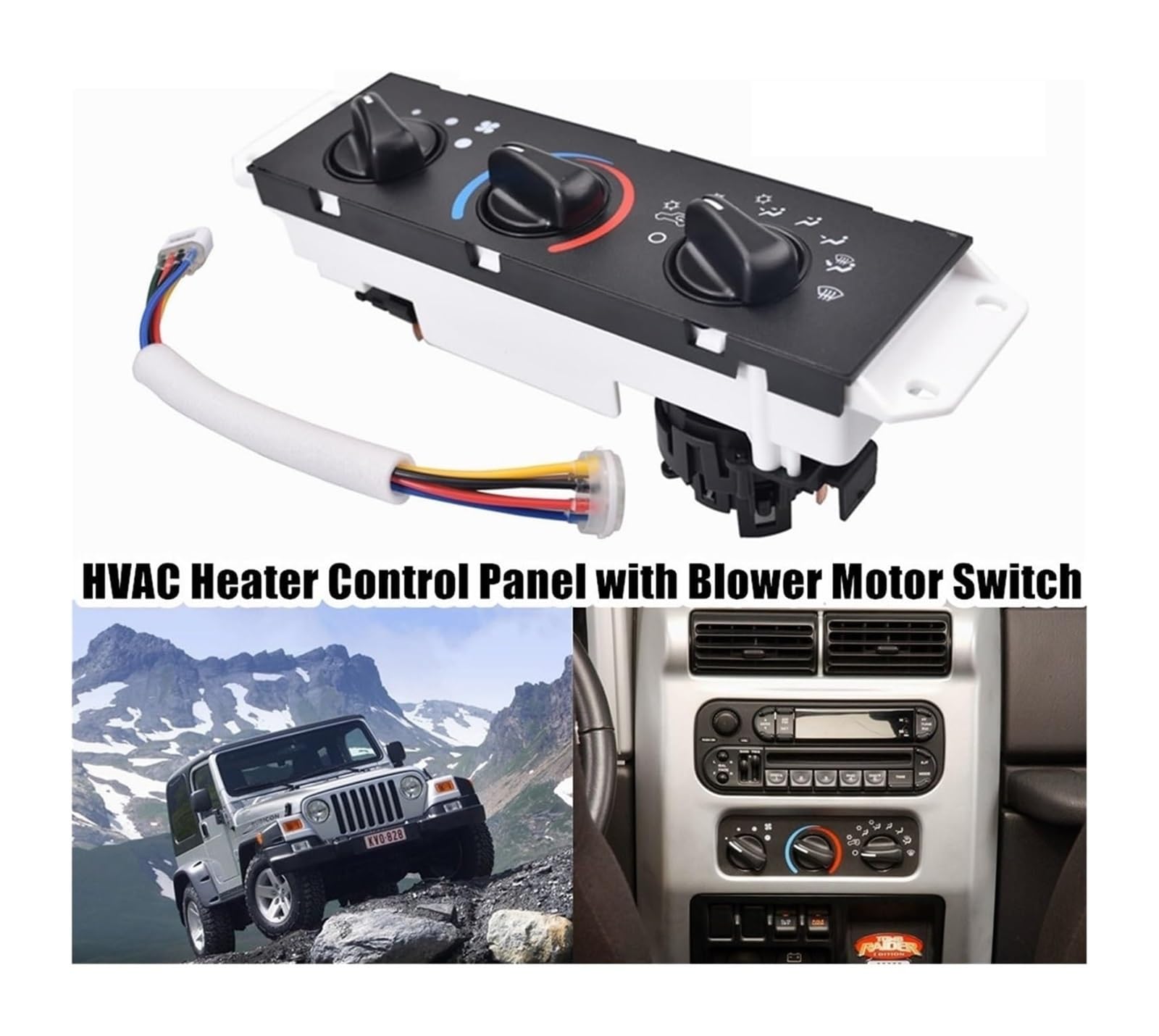 Módulo de Control para Jeep Wrangler TJ 1999-2004, calefacción, climatización, Panel de Aire Acondicionado.